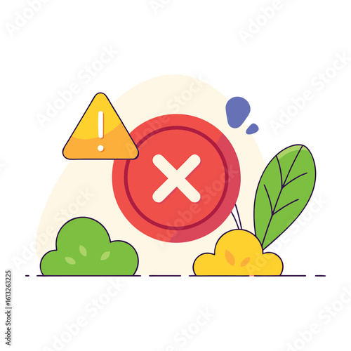 Red cancel icon with white cross – error, close, or wrong symbol for app, UI, and alert notifications