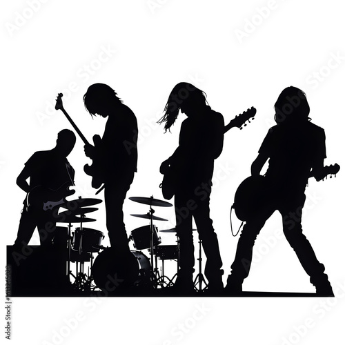 a band silhouette
