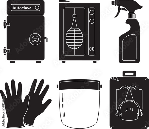 Autoclave sterilization equipment and protective gear