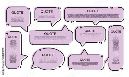 Chat bubble in yellow, speech bubble, message box set. Yellow background quotespeech bubble.Print