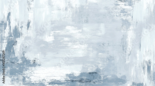 Light grayish blue abstract background with subtle hand drawn brush strokes creating textured and artistic effect, evoking calm and serene emotions in modern style