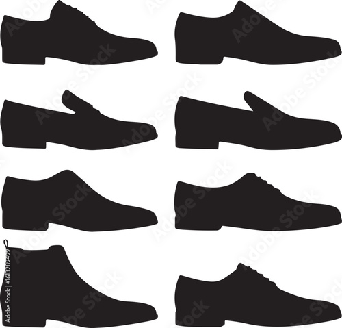 Black Shoe Silhouettes Collection shoes footwear
