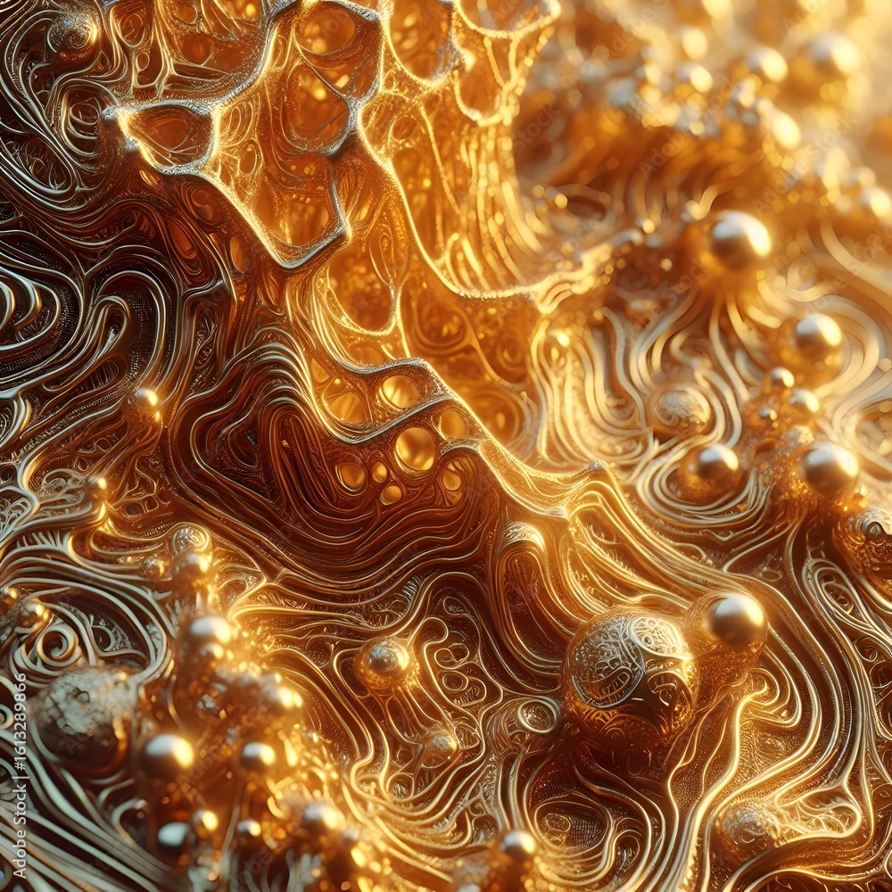 Obraz premium abstract golden texture