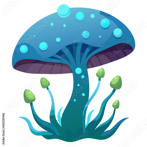 vector illustration of mushrooms