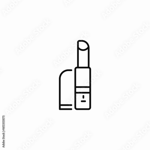 open lipstick tube  icon sign vector