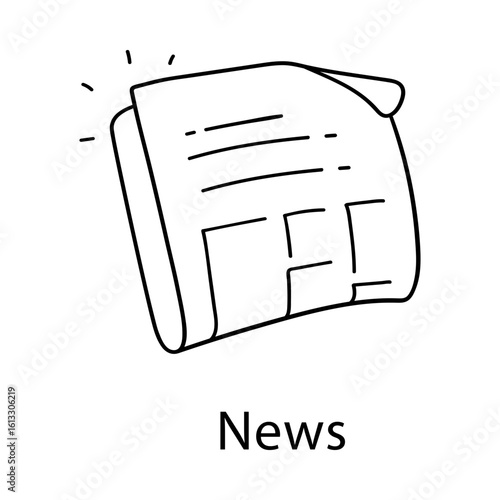Press & News Vector – Newspaper, Headline, Media, Breaking News Illustration