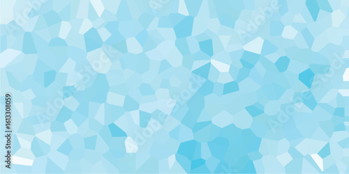 A mosaic tile pattern features a soft blue and white color scheme showcasing a delicate and captivating visual representation suitable for digital designs and various creative projects.