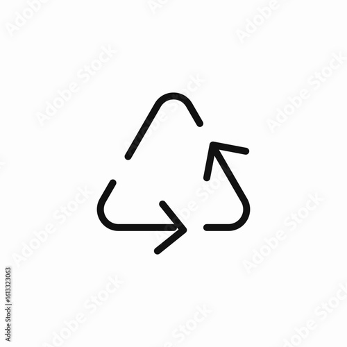 recycle arrows loop icon sign vector