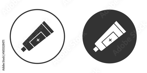 Ointment icon vector graphics in trendy flat design.