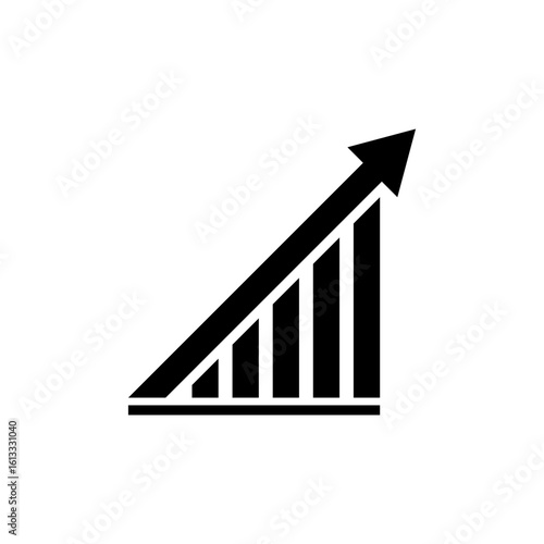 financial icon growing upwards