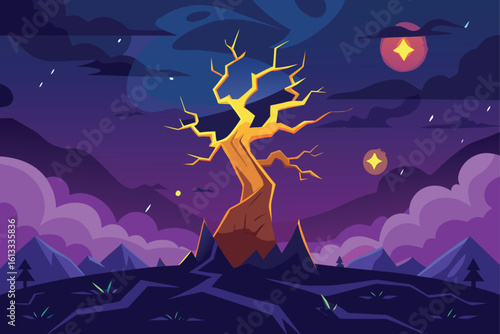 halloween background with bats