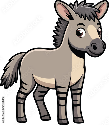 Somali wild ass with a calm and confident personality