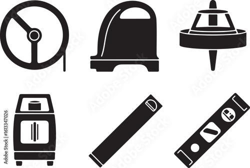 Steering wheel buoy measuring tools appliance level