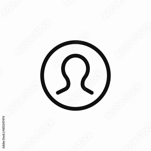 user profile account icon sign vector