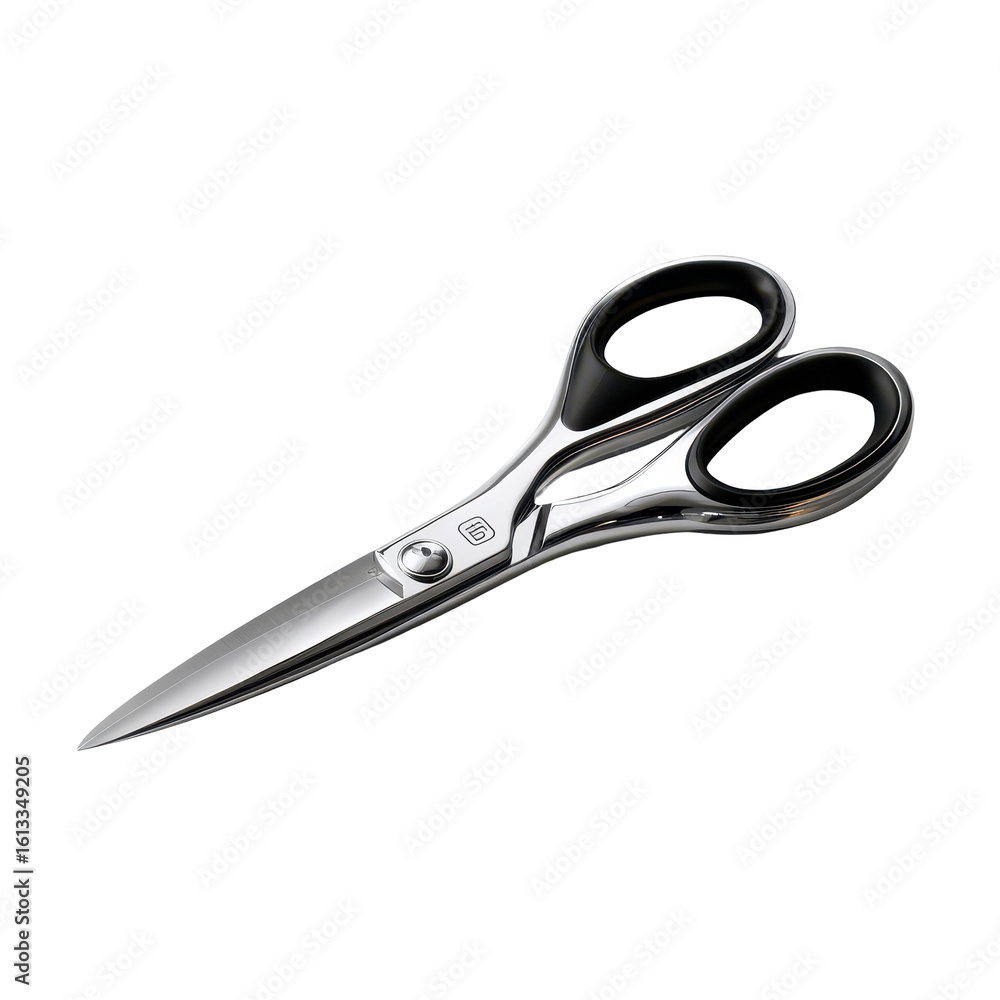 Branded office scissors isoleted on transparent background. Branded office scissors isoleted on transparent background.