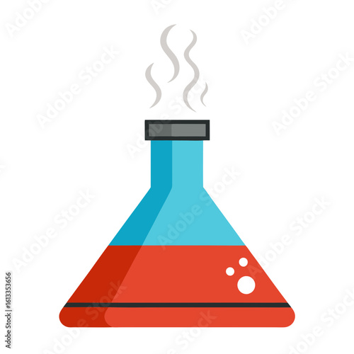 Chemical Fume Hood in Science Lab Vector Art
