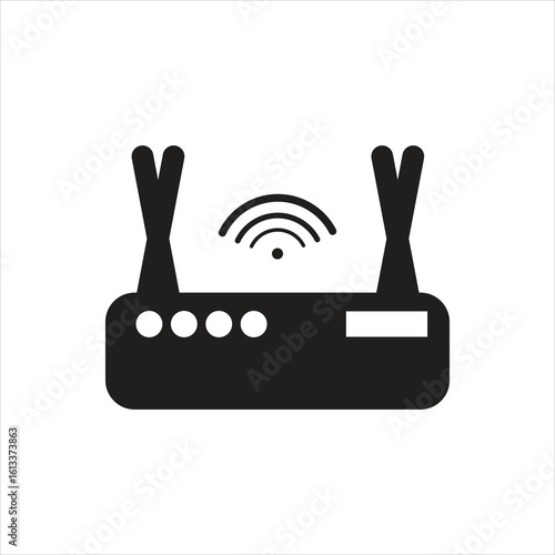 wireless network icon modem router device.modem router wifi internet network device tech wireless