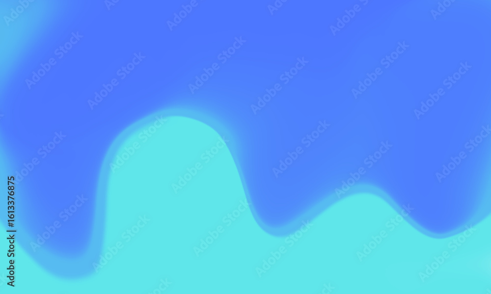 Fototapeta premium Abstract Liquid Blue and Teal Gradient Background