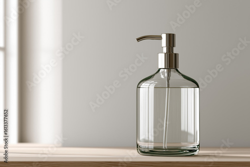 Wallpaper Mural シンプルな空のボトルのモックアップ素材 Torontodigital.ca