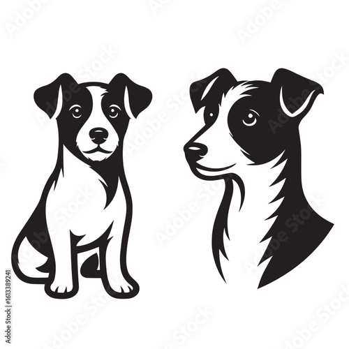 Silhouette of a Dog on White Background

Black Dog Silhouette Isolated on Transparent Background

Side View of Sitting Dog Silhouette

Standing Dog Silhouette Vector Illustration

Minimalist Dog 