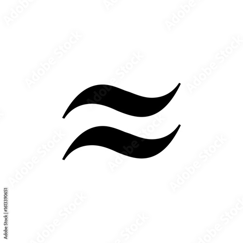 Approximate or approximately ≈ symbol icon