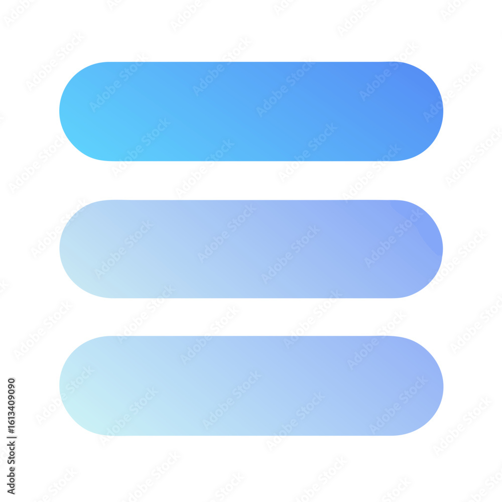 set of blue glossy buttons set of blue glossy buttons