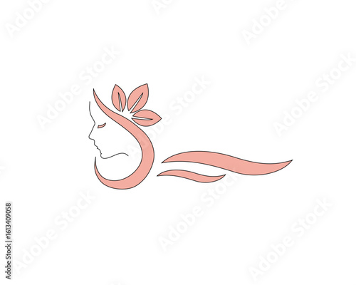 vector image of a bird,bird,vector,girl,girls hear,