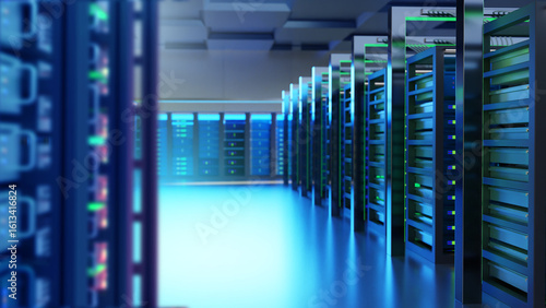 Server hardware. Data cente...