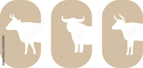 Farm animals vector illustration	
