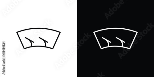 Windscreen icon collection. Line vector sign, symbol for web and mobile