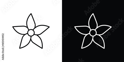 Neroli icon collection. Line vector sign, symbol for web and mobile