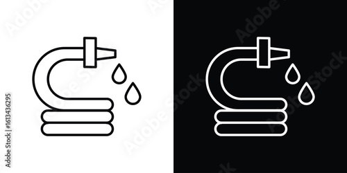 Hose icon collection. Line vector sign, symbol for web and mobile