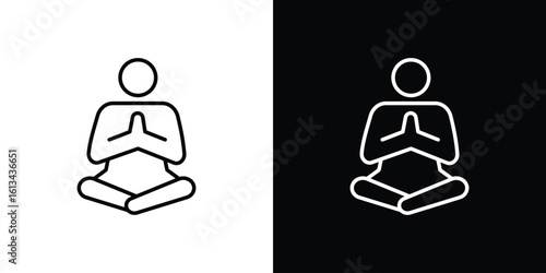 Guru icon collection. Line vector sign, symbol for web and mobile