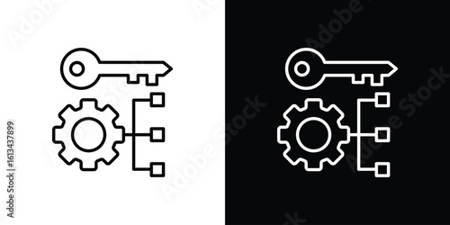 Factor icon collection. Line vector sign, symbol for web and mobile