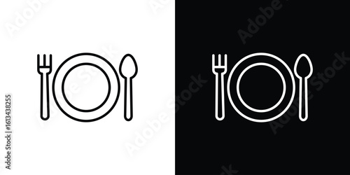 Eatery icon collection. Line vector sign, symbol for web and mobile