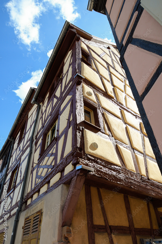 Obraz premium Typical old streets of Colmar