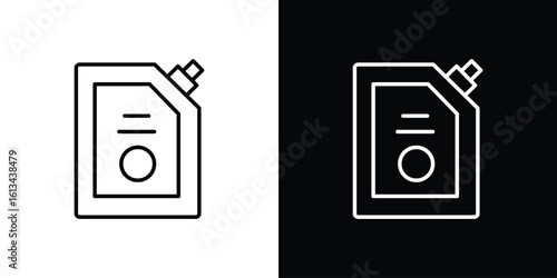 Doy pack pouch icon collection. Line vector sign, symbol for web and mobile