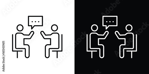 Counsel icon collection. Line vector sign, symbol for web and mobile