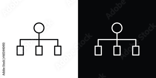 classification icon collection. Line vector sign, symbol for web and mobile