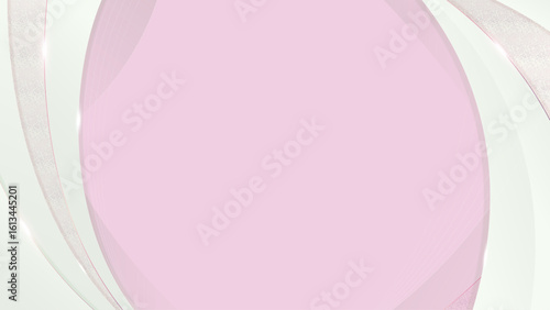 Elegant abstract vectors background with soft pink and white flowing transparent wavy shapes