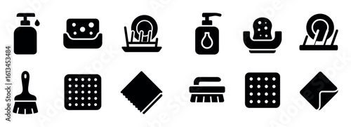 Kitchen Cleaning Icons