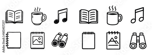 Minimalist Relaxation Icons
