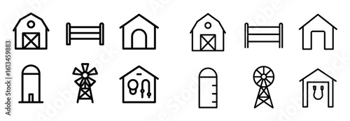Minimalist Ranch Icons