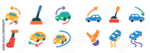 Colorful Drift Icons