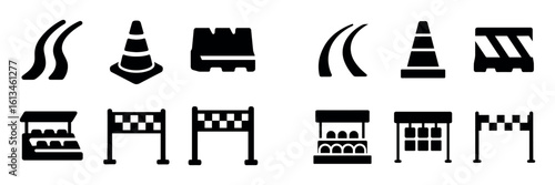 Drifting Icons Grid