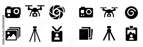 Photography Icons Grid