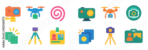 Colorful Photography Icons