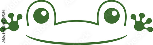 frog animal illustration logo