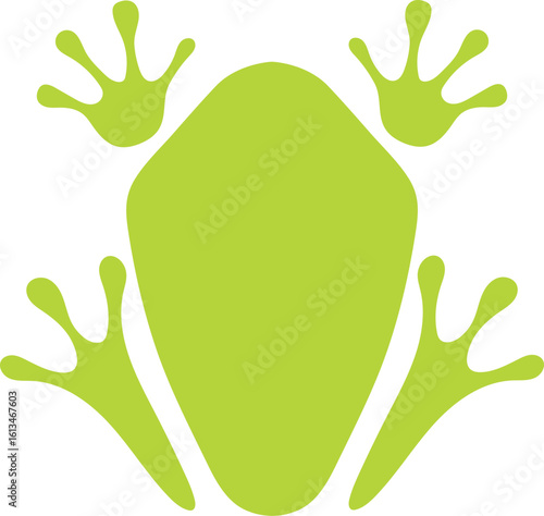 frog animal illustration logo