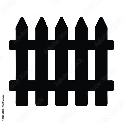 fence vector icon